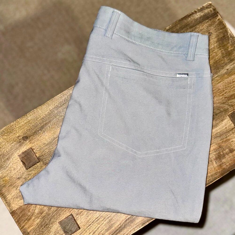 *SALE* Greg Norman Microlux Stretch Pants (Sterling, Polyester, 32Wx30L)